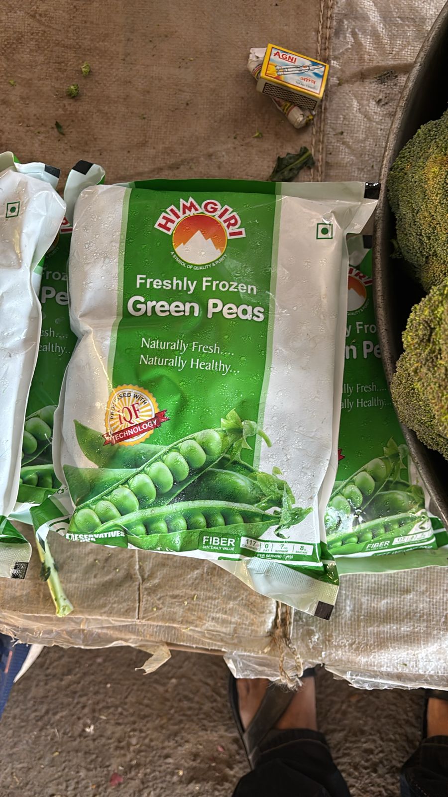 Frozen peas